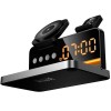 БЗП Hoco DWQ03 North 4in1 with alarm clock Black