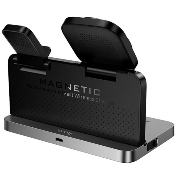 БЗП Hoco DWQ03 North 4in1 with alarm clock Black БЗП Hoco DWQ03 North 4in1 with alarm clock Black