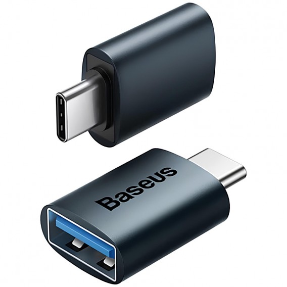 Перехідник Baseus Ingenuity Series Mini Type-C to USB 3.1 (ZJJQ000001) Blue Перехідник Baseus Ingenuity Series Mini Type-C to USB 3.1 (ZJJQ000001) Blue
