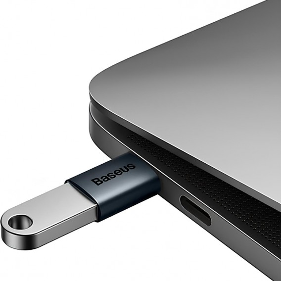 Перехідник Baseus Ingenuity Series Mini Type-C to USB 3.1 (ZJJQ000001) Blue Перехідник Baseus Ingenuity Series Mini Type-C to USB 3.1 (ZJJQ000001) Blue