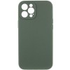 Чохол Silk Full Camera Protective (AA) NO LOGO для Apple iPhone 12 Pro (6.1") Зелений / Cyprus Green