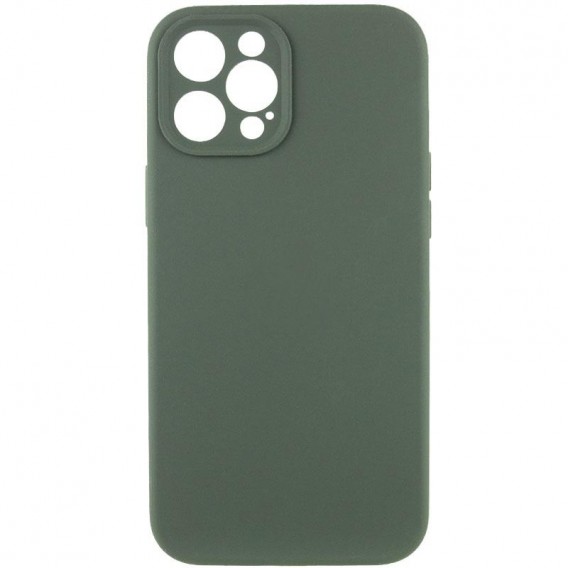 Чохол Silk Full Camera Protective (AA) NO LOGO для Apple iPhone 12 Pro (6.1") Зелений / Cyprus Green