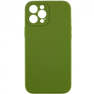 Чохол Silk Full Camera Protective (AA) NO LOGO для Apple iPhone 12 Pro (6.1") Зелений / Dark Olive Чохол Silk Full Camera Protective (AA) NO LOGO для Apple iPhone 12 Pro (6.1") Зелений / Dark Olive