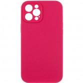 Чохол Silk Full Camera Protective (AA) NO LOGO для Apple iPhone 12 Pro (6.1") Червоний / Rose Red