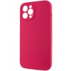 Чохол Silk Full Camera Protective (AA) NO LOGO для Apple iPhone 12 Pro (6.1") Червоний / Rose Red