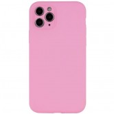 Чохол Silk Full Camera Protective (AA) NO LOGO для Apple iPhone 12 Pro (6.1") Рожевий / Light pink