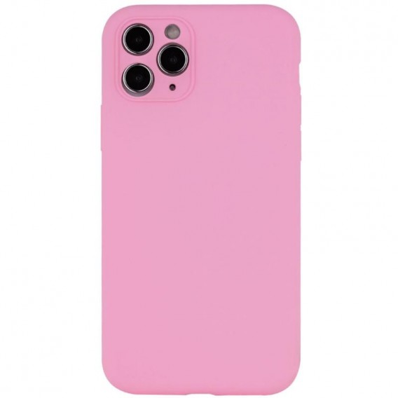 Чехол Silk Full Camera Protective (AA) NO LOGO для Apple iPhone 12 Pro (6.1") Розовый / Light pink