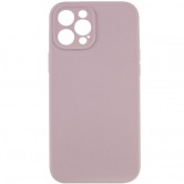 Чохол Silk Full Camera Protective (AA) NO LOGO для Apple iPhone 12 Pro (6.1") Сірий / Lavender