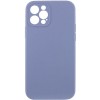 Чехол Silk Full Camera Protective (AA) NO LOGO для Apple iPhone 12 Pro (6.1") Серый / Lavender Gray
