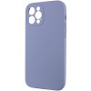 Чехол Silk Full Camera Protective (AA) NO LOGO для Apple iPhone 12 Pro (6.1") Серый / Lavender Gray