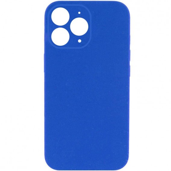 Чохол Silk Full Camera Protective (AA) NO LOGO для Apple iPhone 12 Pro (6.1") Синій / Capri Blue