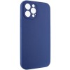 Чохол Silk Full Camera Protective (AA) NO LOGO для Apple iPhone 12 Pro (6.1") Синій / Deep navy