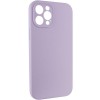 Чохол Silk Full Camera Protective (AA) NO LOGO для Apple iPhone 12 Pro (6.1") Бузковий / Lilac