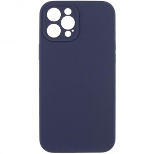 Чохол Silk Full Camera Protective (AA) NO LOGO для Apple iPhone 12 Pro (6.1") Темно-синій / Midnight blue Чохол Silk Full Camera Protective (AA) NO LOGO для Apple iPhone 12 Pro (6.1") Темно-синій / Midnight blue