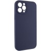 Чохол Silk Full Camera Protective (AA) NO LOGO для Apple iPhone 12 Pro (6.1") Темно-синій / Midnight blue