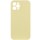 Чохол Silk Full Camera Protective (AA) NO LOGO для Apple iPhone 12 Pro Max (6.7") Жовтий / Mellow Yellow