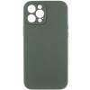 Чохол Silk Full Camera Protective (AA) NO LOGO для Apple iPhone 12 Pro Max (6.7") Зелений / Cyprus Green
