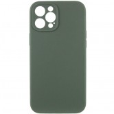 Чехол Silk Full Camera Protective (AA) NO LOGO для Apple iPhone 12 Pro Max (6.7") Зеленый / Cyprus Green
