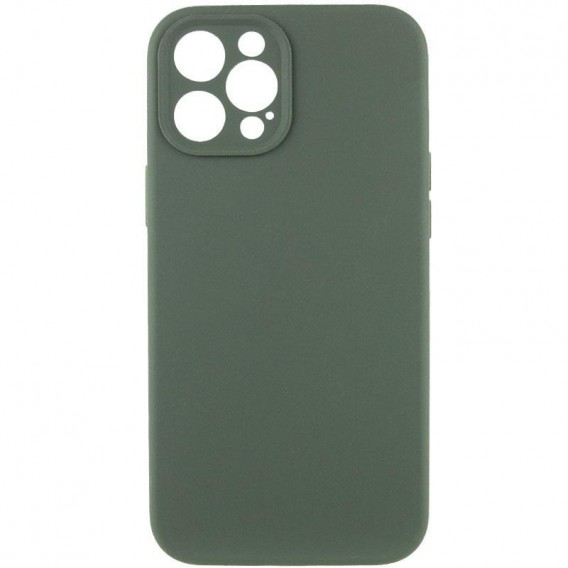 Чохол Silk Full Camera Protective (AA) NO LOGO для Apple iPhone 12 Pro Max (6.7") Зелений / Cyprus Green