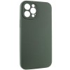 Чохол Silk Full Camera Protective (AA) NO LOGO для Apple iPhone 12 Pro Max (6.7") Зелений / Cyprus Green