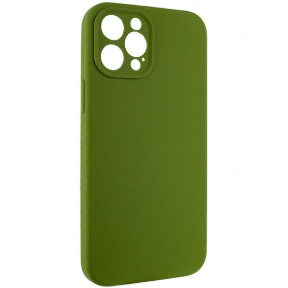 Чохол Silk Full Camera Protective (AA) NO LOGO для Apple iPhone 12 Pro Max (6.7") Зелений / Dark Olive Чохол Silk Full Camera Protective (AA) NO LOGO для Apple iPhone 12 Pro Max (6.7") Зелений / Dark Olive