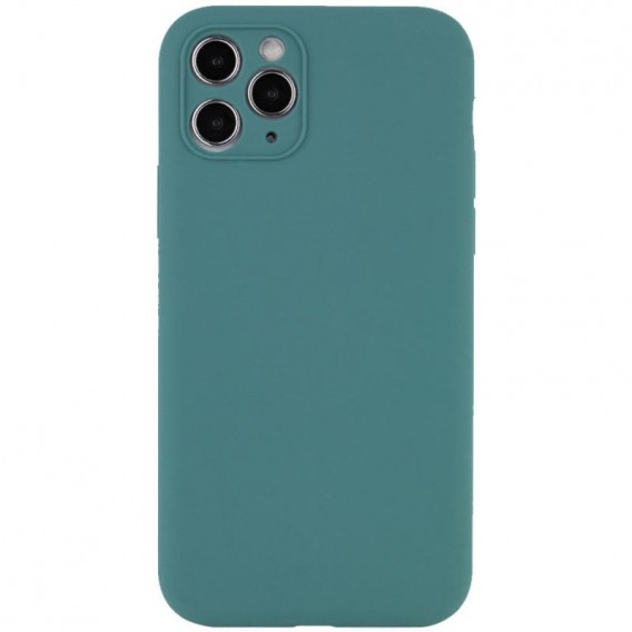 Чохол Silk Full Camera Protective (AA) NO LOGO для Apple iPhone 12 Pro Max (6.7") Зелений / Pine green