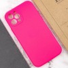 Чохол Silk Full Camera Protective (AA) NO LOGO для Apple iPhone 12 Pro Max (6.7") Рожевий / Barbie pink