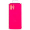 Чохол Silk Full Camera Protective (AA) NO LOGO для Apple iPhone 12 Pro Max (6.7") Рожевий / Barbie pink