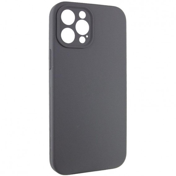 Чохол Silk Full Camera Protective (AA) NO LOGO для Apple iPhone 12 Pro Max (6.7") Сірий / Dark Gray Чохол Silk Full Camera Protective (AA) NO LOGO для Apple iPhone 12 Pro Max (6.7") Сірий / Dark Gray