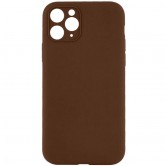 Чохол Silk Full Camera Protective (AA) NO LOGO для Apple iPhone 12 Pro Max (6.7") Коричневий / Brown