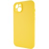 Чохол Silk Full Camera Protective (AA) NO LOGO для Apple iPhone 13 (6.1") Жовтий / Yellow