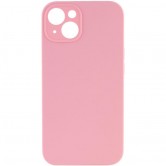 Чехол Silk Full Camera Protective (AA) NO LOGO для Apple iPhone 13 (6.1") Розовый / Light pink