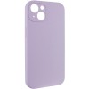 Чохол Silk Full Camera Protective (AA) NO LOGO для Apple iPhone 13 (6.1") Бузковий / Lilac