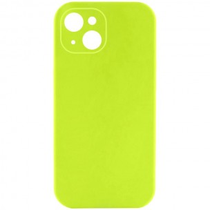 Чохол Silk Full Camera Protective (AA) NO LOGO для Apple iPhone 13 (6.1") Кислотно-зелений / Acid Green Чохол Silk Full Camera Protective (AA) NO LOGO для Apple iPhone 13 (6.1") Кислотно-зелений / Acid Green