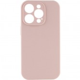 Чохол Silk Full Camera Protective (AA) NO LOGO для Apple iPhone 13 Pro (6.1") Рожевий / Pink Sand