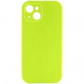 Чохол Silk Full Camera Protective (AA) NO LOGO для Apple iPhone 14 (6.1") Кислотно-зелений / Acid Green