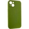 Чохол Silk Full Camera Protective (AA) NO LOGO для Apple iPhone 14 (6.1") Зелений / Dark Olive