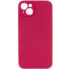 Чохол Silk Full Camera Protective (AA) NO LOGO для Apple iPhone 14 (6.1") Червоний / Rose Red