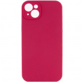 Чохол Silk Full Camera Protective (AA) NO LOGO для Apple iPhone 14 (6.1") Червоний / Rose Red