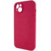 Чохол Silk Full Camera Protective (AA) NO LOGO для Apple iPhone 14 (6.1") Червоний / Rose Red