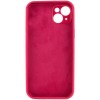 Чохол Silk Full Camera Protective (AA) NO LOGO для Apple iPhone 14 (6.1") Червоний / Rose Red