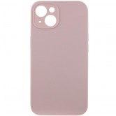 Чохол Silk Full Camera Protective (AA) NO LOGO для Apple iPhone 14 (6.1") Рожевий / Chalk Pink