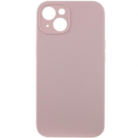 Чохол Silk Full Camera Protective (AA) NO LOGO для Apple iPhone 14 (6.1") Рожевий / Chalk Pink