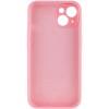Чохол Silk Full Camera Protective (AA) NO LOGO для Apple iPhone 14 (6.1") Рожевий / Light pink