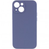 Чохол Silk Full Camera Protective (AA) NO LOGO для Apple iPhone 14 (6.1") Сірий / Lavender Gray