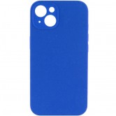 Чохол Silk Full Camera Protective (AA) NO LOGO для Apple iPhone 14 (6.1") Синій / Capri Blue