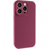 Чохол Silk Full Camera Protective (AA) NO LOGO для Apple iPhone 14 Pro (6.1") Бордовий / Plum