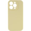 Чохол Silk Full Camera Protective (AA) NO LOGO для Apple iPhone 14 Pro (6.1") Жовтий / Mellow Yellow