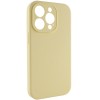Чохол Silk Full Camera Protective (AA) NO LOGO для Apple iPhone 14 Pro (6.1") Жовтий / Mellow Yellow