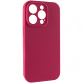 Чохол Silk Full Camera Protective (AA) NO LOGO для Apple iPhone 14 Pro (6.1") Червоний / Rose Red